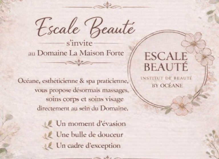 Massage et soins du corps et du visage au domaine